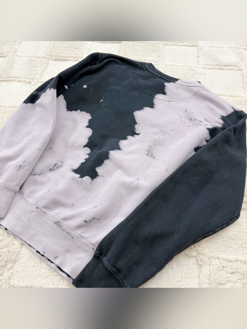 Beet x Beet Vegan Apparel Plant Slayer Sweatshirt Crewneck XS Oversized Tie Dye - Picture 6 of 9